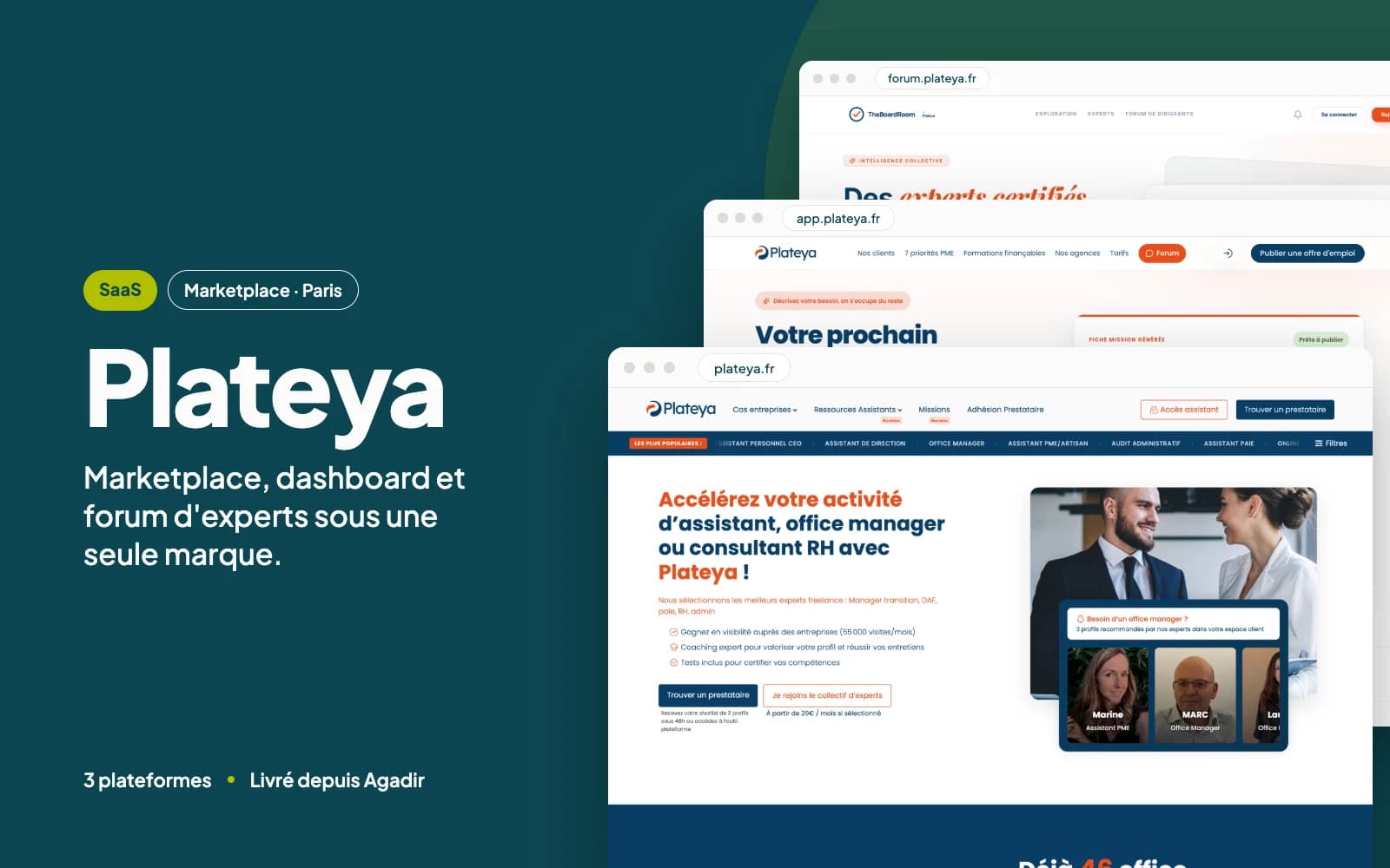 Aperçu du site Plateya