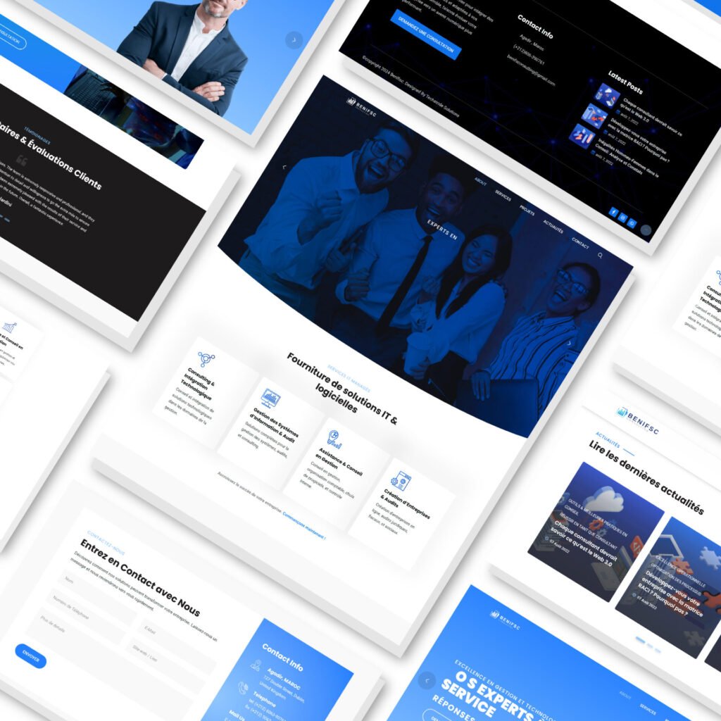 Benifisc Consulting – Site Web Professionnel & Présence Digitale